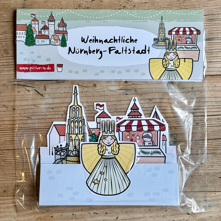 Weihnachtliche Nürnberg Faltstadt